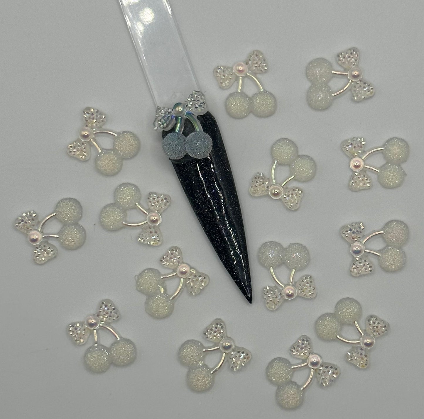 White Frosted Cherries