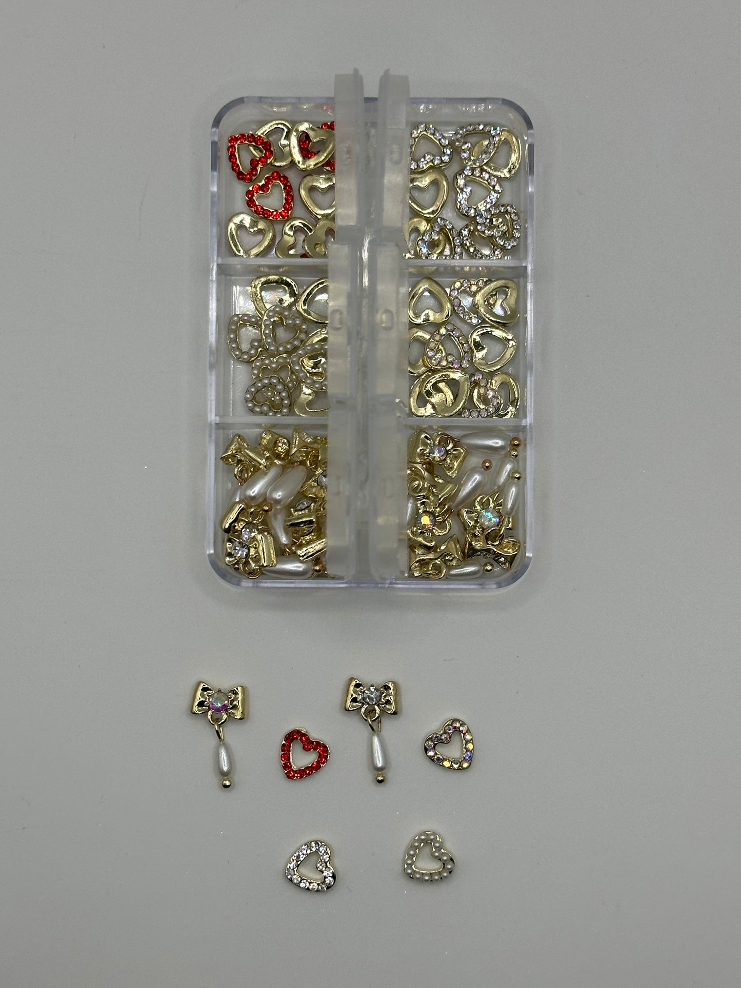 Mixed Hearts and Pearly Box Box