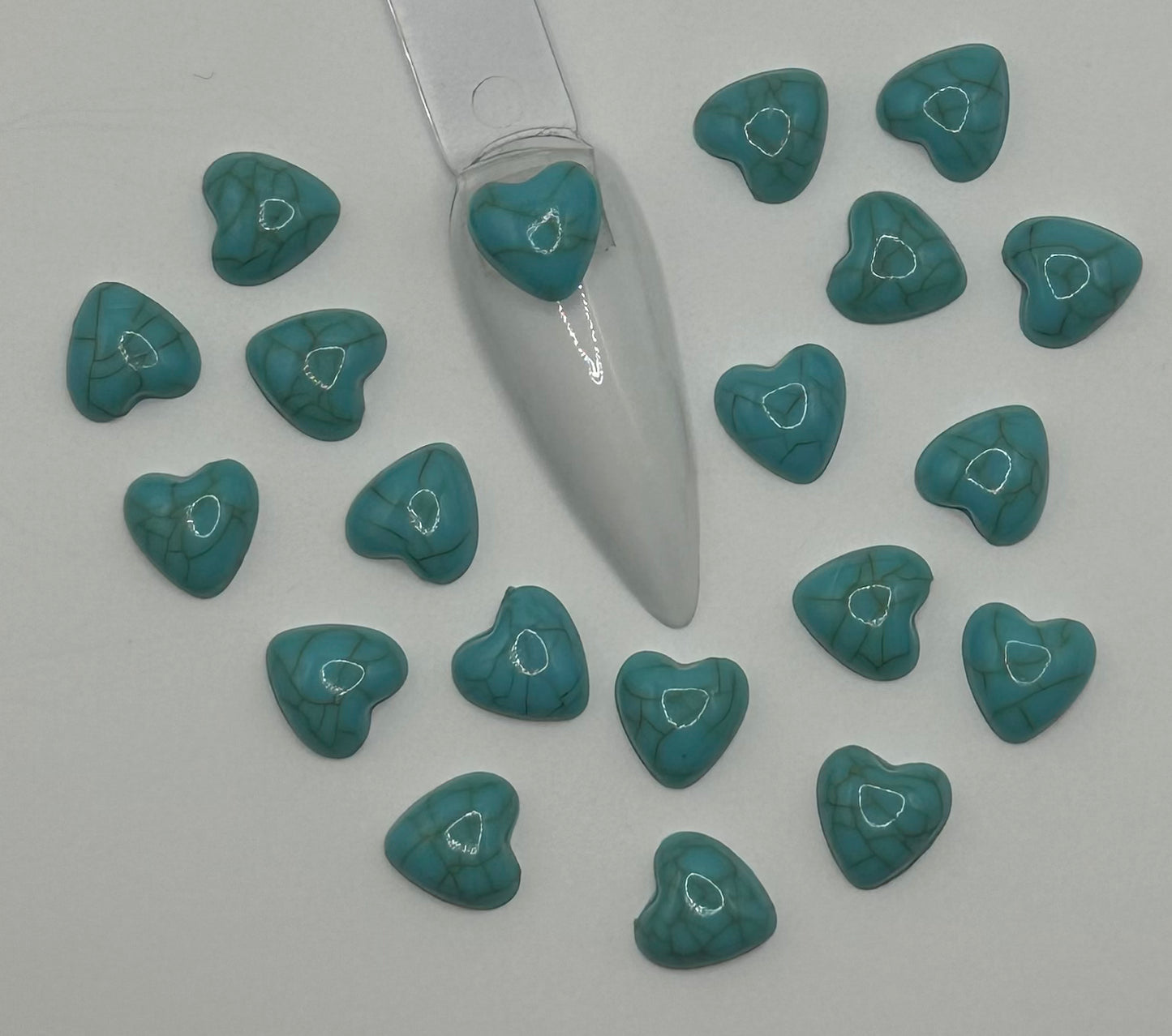 Turquoise Hearts