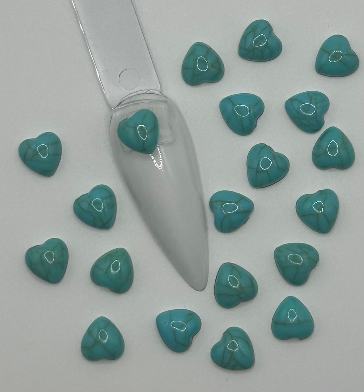 Turquoise Hearts