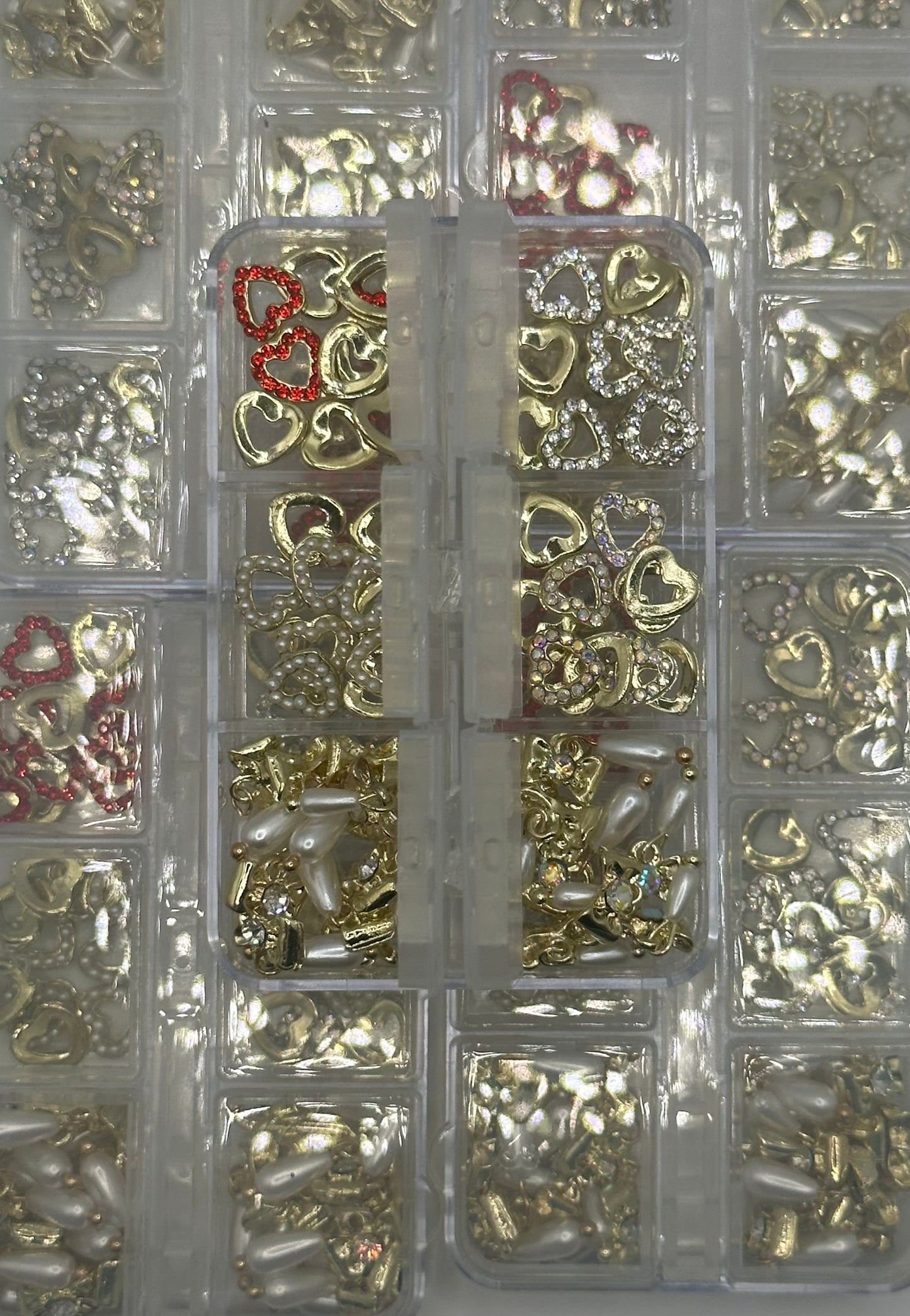 Mixed Hearts and Pearly Box Box